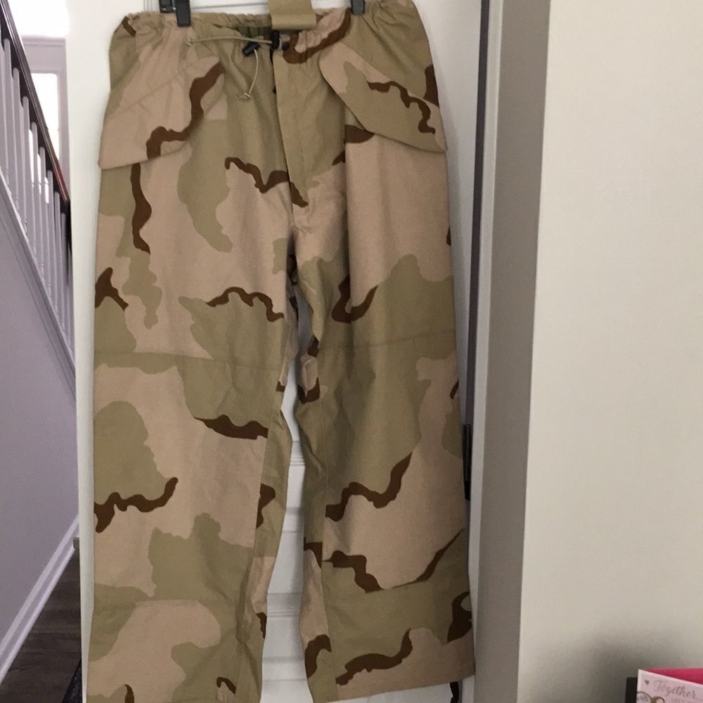 Desert Camouflage Camo waterproof Barrier Pants M